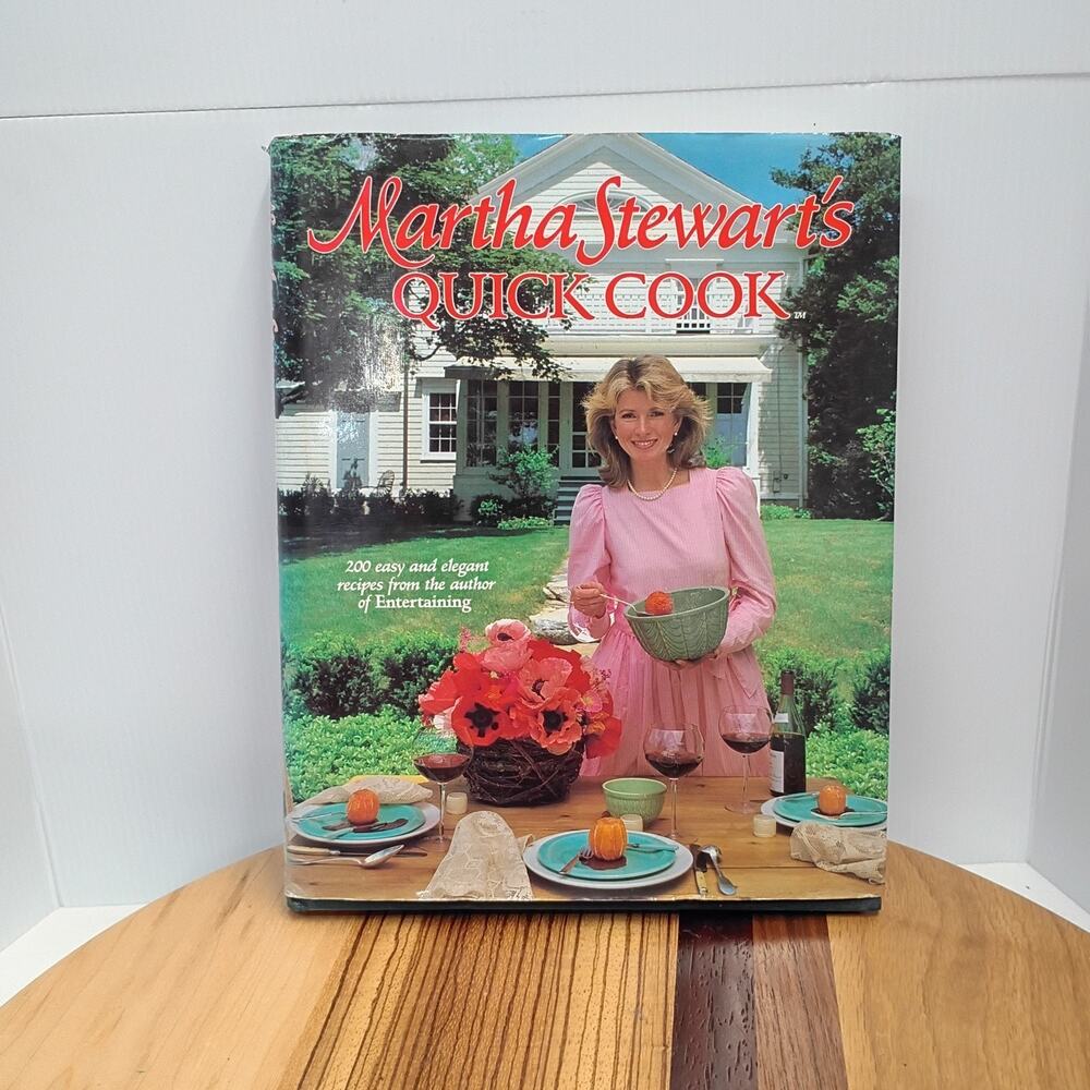 Vintage 1983 Martha Stewart's Quick Cook Book Hardcover DC